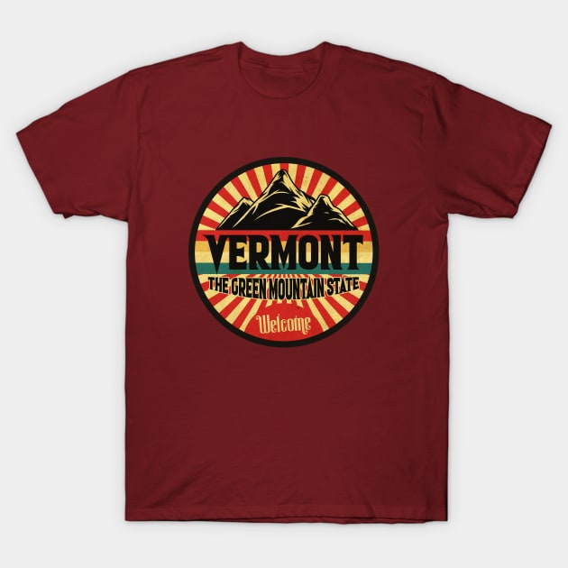 Welcome to Vermont Sign T-Shirt by CTShirts